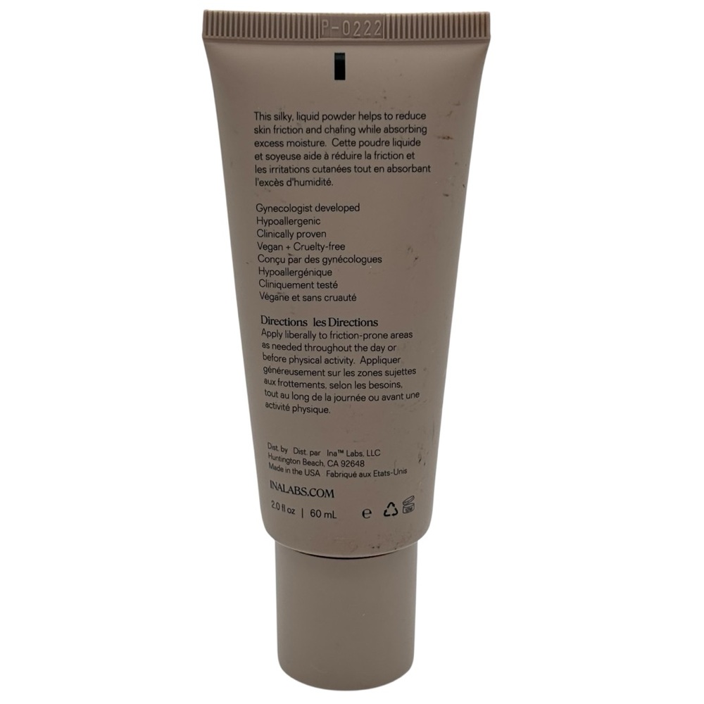 Ina Anti-Chafe Liquid Powder – Fragrance Free (Sealed) 60 ml - Picture 2 of 6